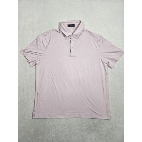 Gfore Other - G/FORE Polo Shirt Mens XL Pink Blush Performance Stretch Golf Short Sleeve GFORE